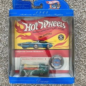 NEW Hot Wheels 30th Anniversary 1968 Authentic Commemorative Replica Deora